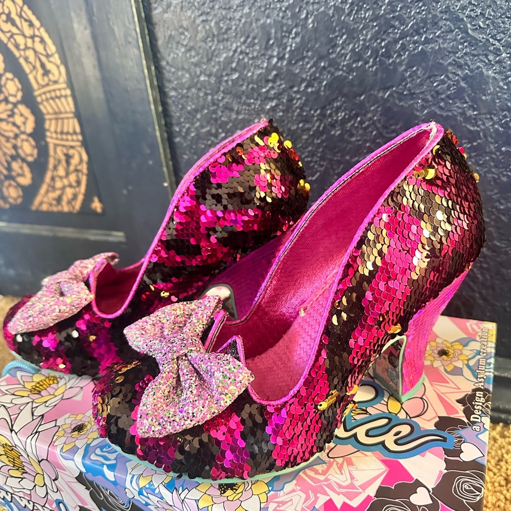 Irregular Choice Nick of Time - pink/gold